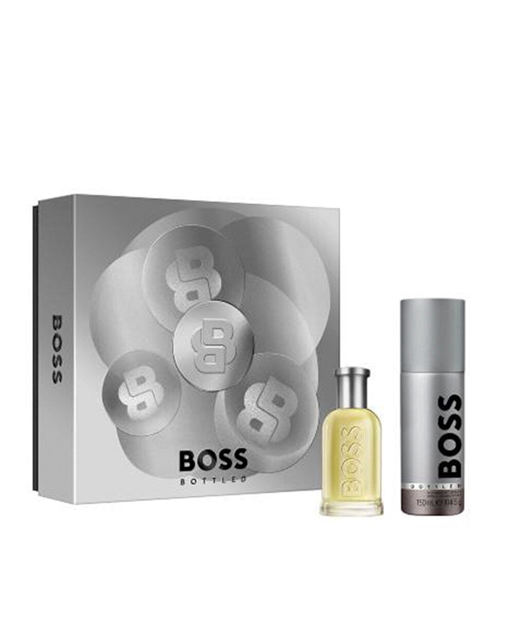 kit perfume masculino hugo boss bottled edt 50ml e desodorante 150ml