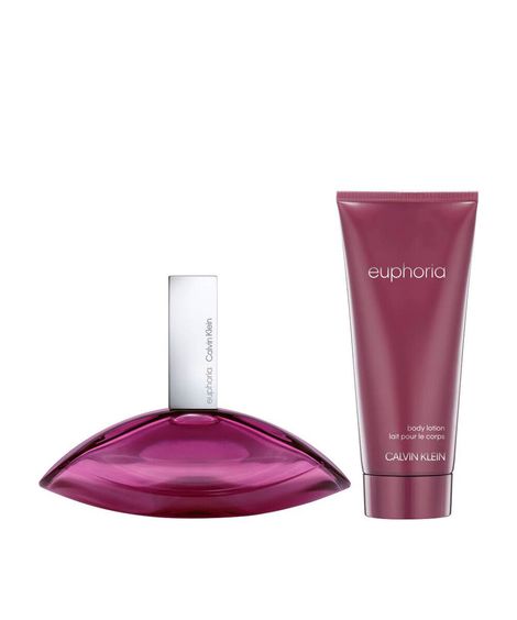 kit perfume feminino calvin klein euphoria for women edp 100ml e body lotion 100ml