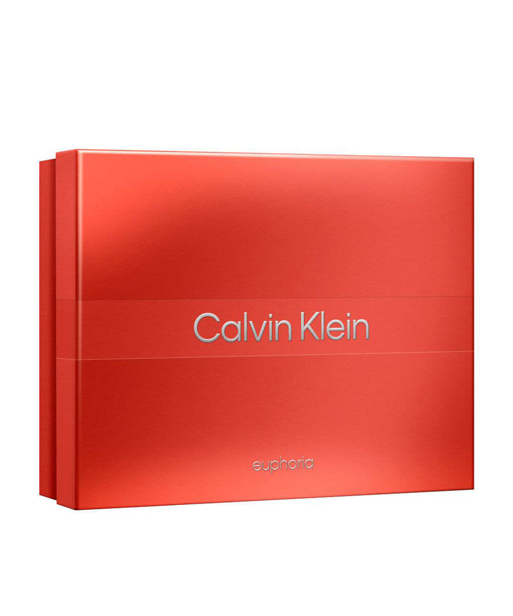 kit perfume feminino calvin klein euphoria for women edp 100ml e body lotion 100ml