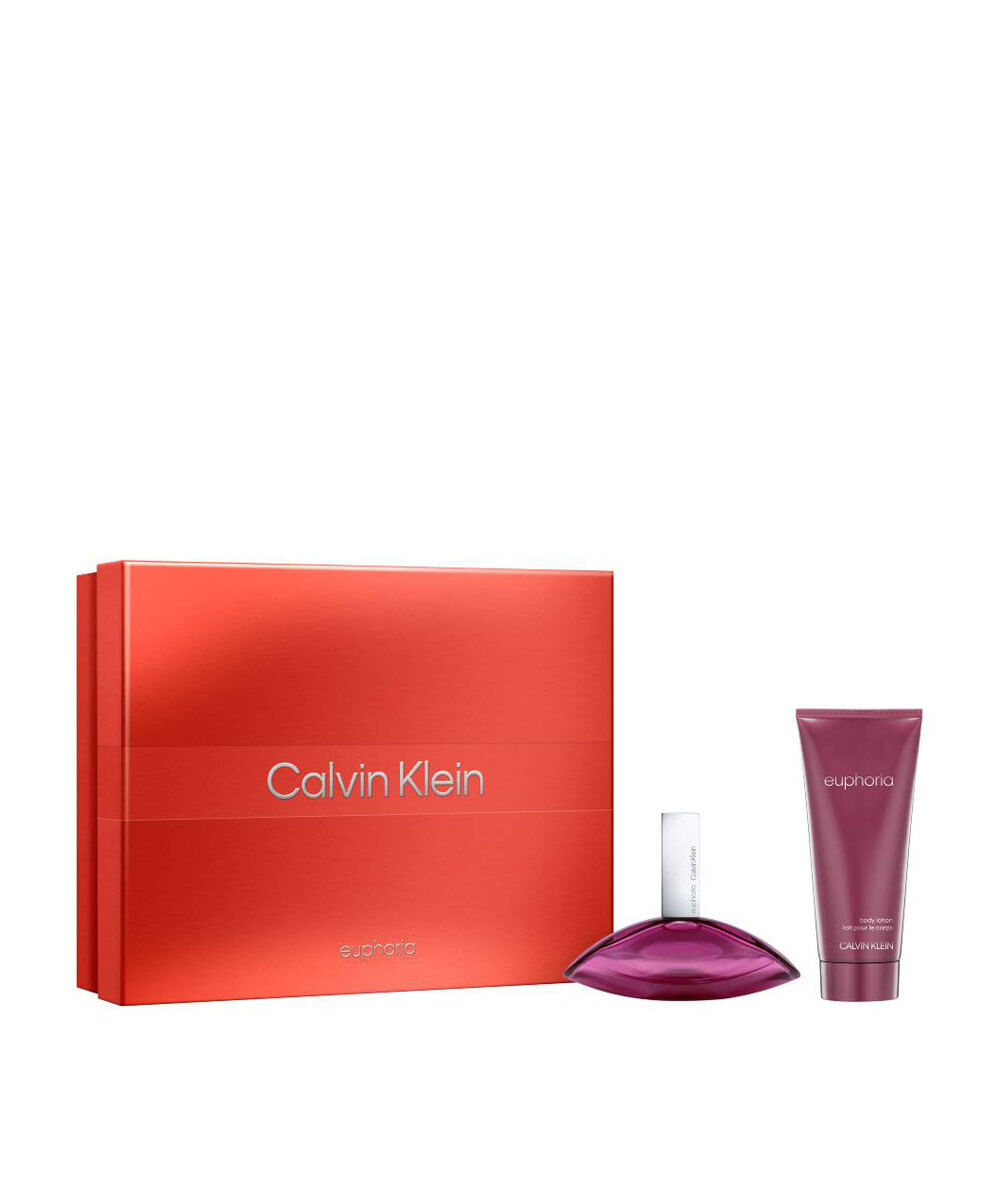 kit perfume feminino calvin klein euphoria for women edp 50ml e body lotion 100ml