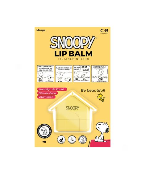 lip balm cia beauty snoopy ticiane pinheiro manga
