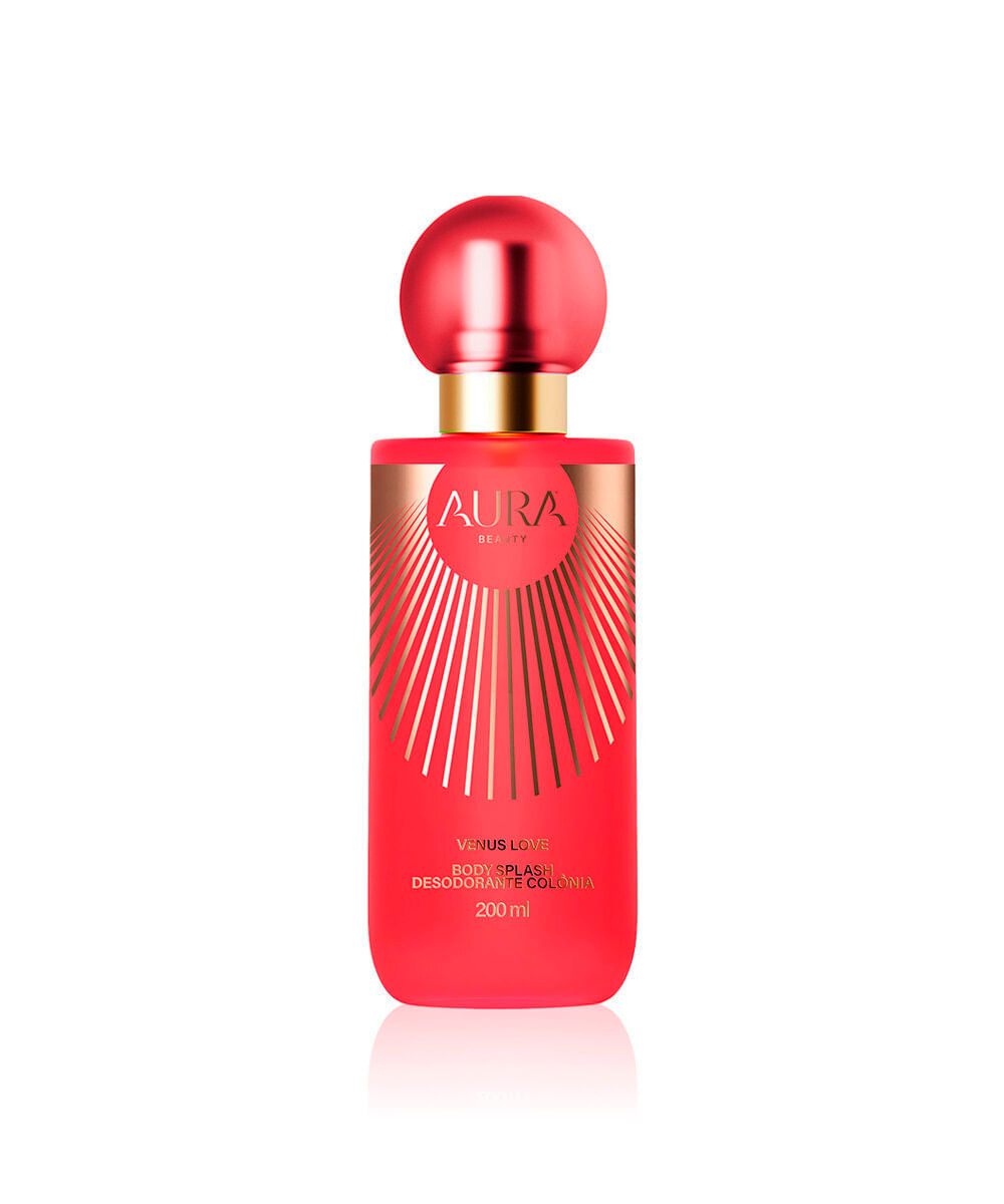 body splash aura beauty desodorante corporal vênus love 200ml