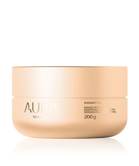 manteiga iluminadora aura beauty magic butter desodorante corporal radiant hera 200g