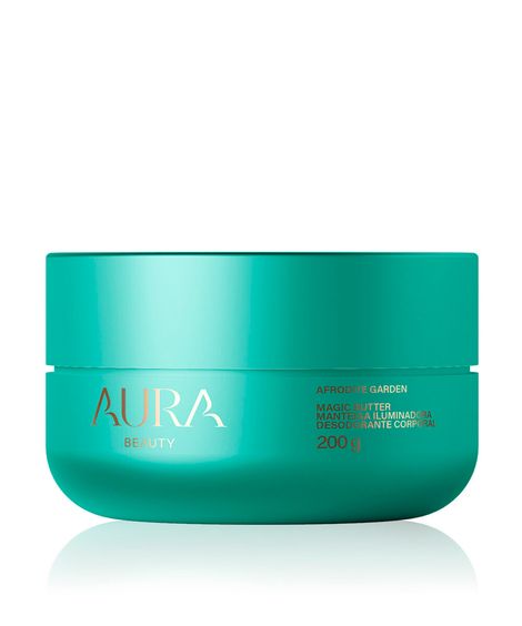 manteiga iluminadora aura beauty  magic butter desodorante corporal afrodite garden 200g