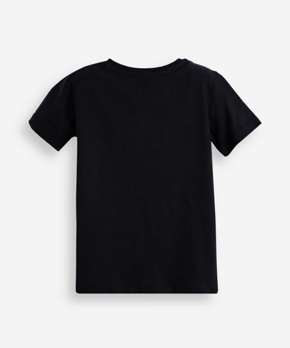 camiseta infantil de algodão bordado carro cinza