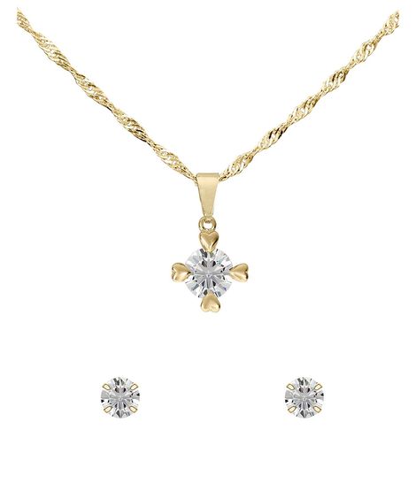 kit relógio feminino champion analógico cn26288w dourado