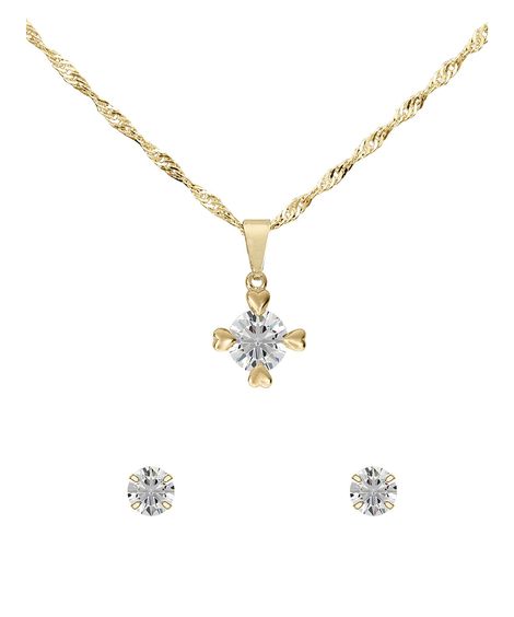 kit relógio feminino champion analógico cn24226y dourado