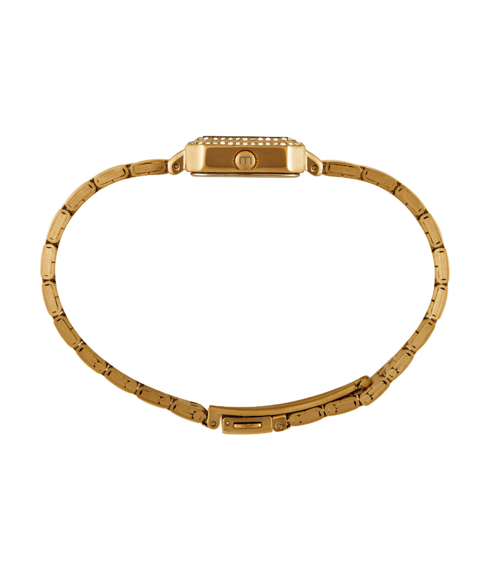 kit relógio feminino mondaine analógico 32988lpmvde1kc dourado