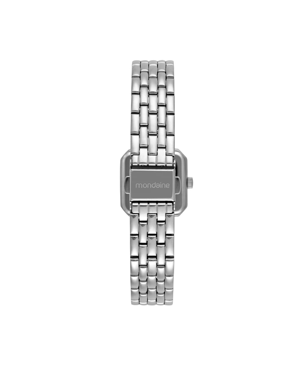 kit relógio feminino mondaine analógico 32988l0mvne2kc prateado