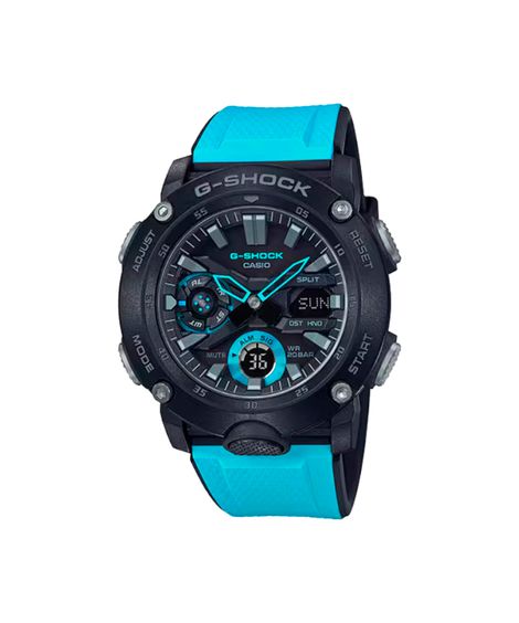 relógio masculino g shock casio analógico digital ga 2000 1a2dr prateado
