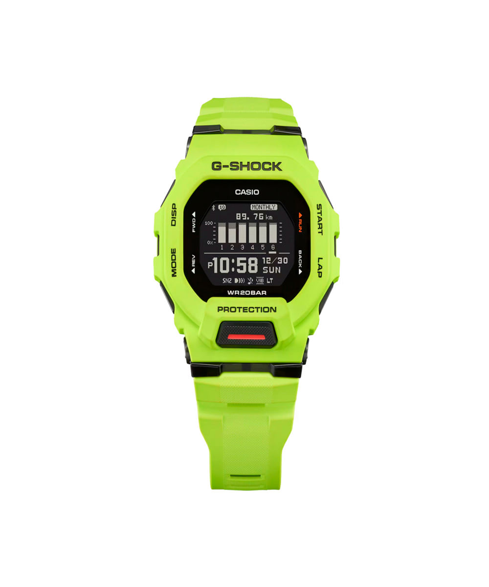 relógio masculino casio digital gbd 200 9dr preto