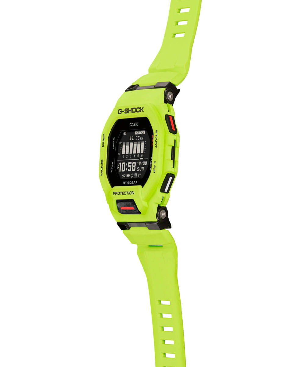 relógio masculino casio digital gbd 200 9dr preto
