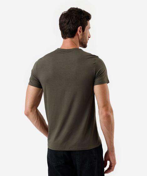 camiseta slim masculina airtech verde