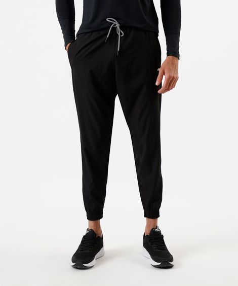 calça jogger masculina esportiva ace com bolsos preta