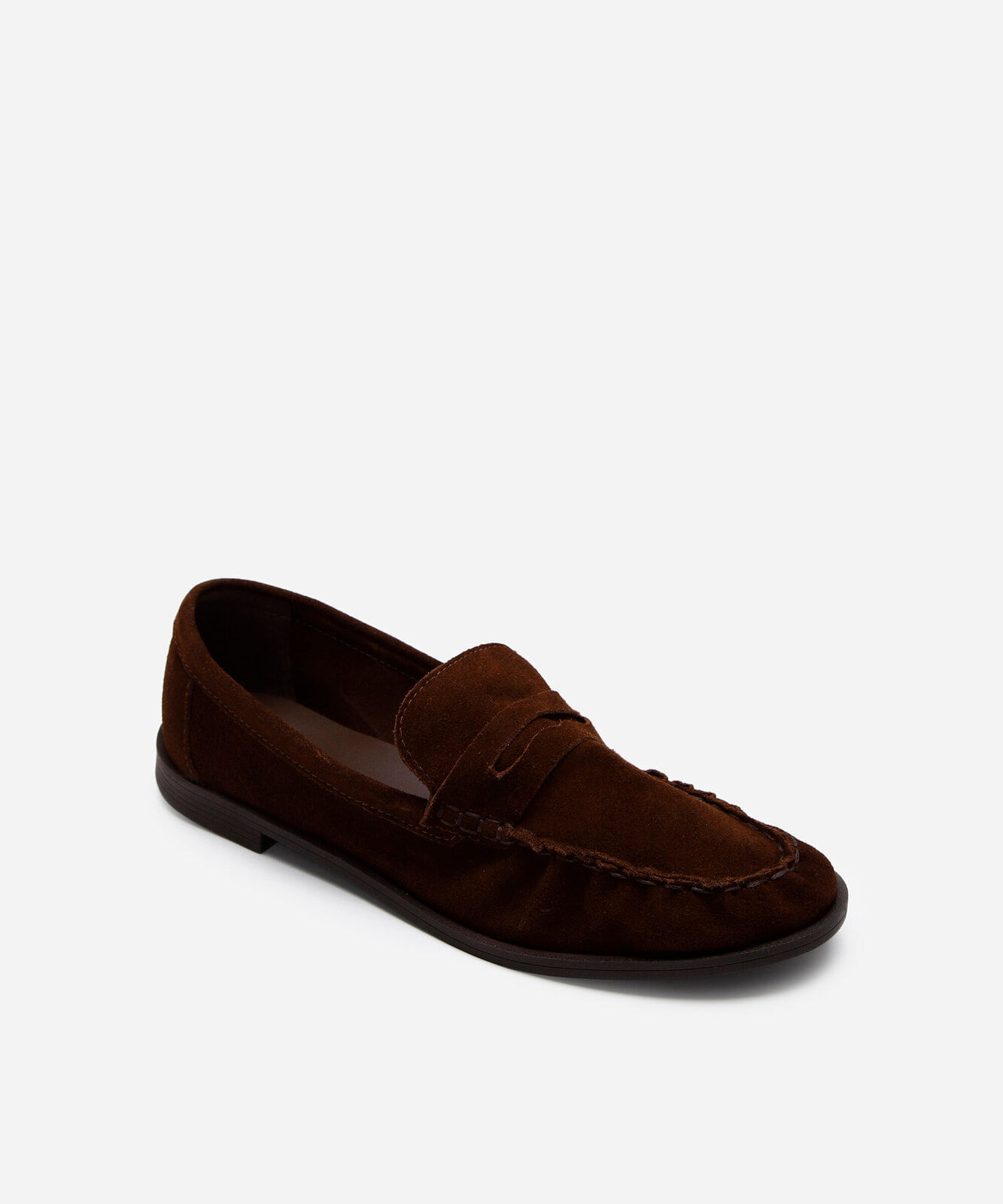 mocassim de camurça oneself marrom