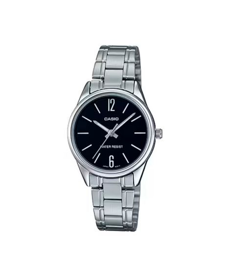 relógio feminino casio analógico ltp v005d 1budf prateado
