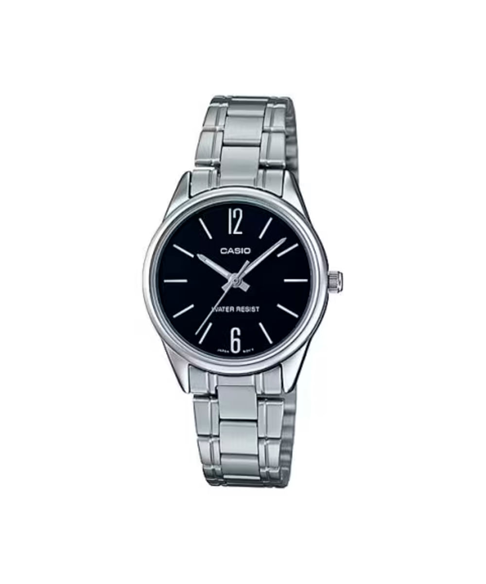 relógio feminino casio analógico ltp v005d 1budf prateado