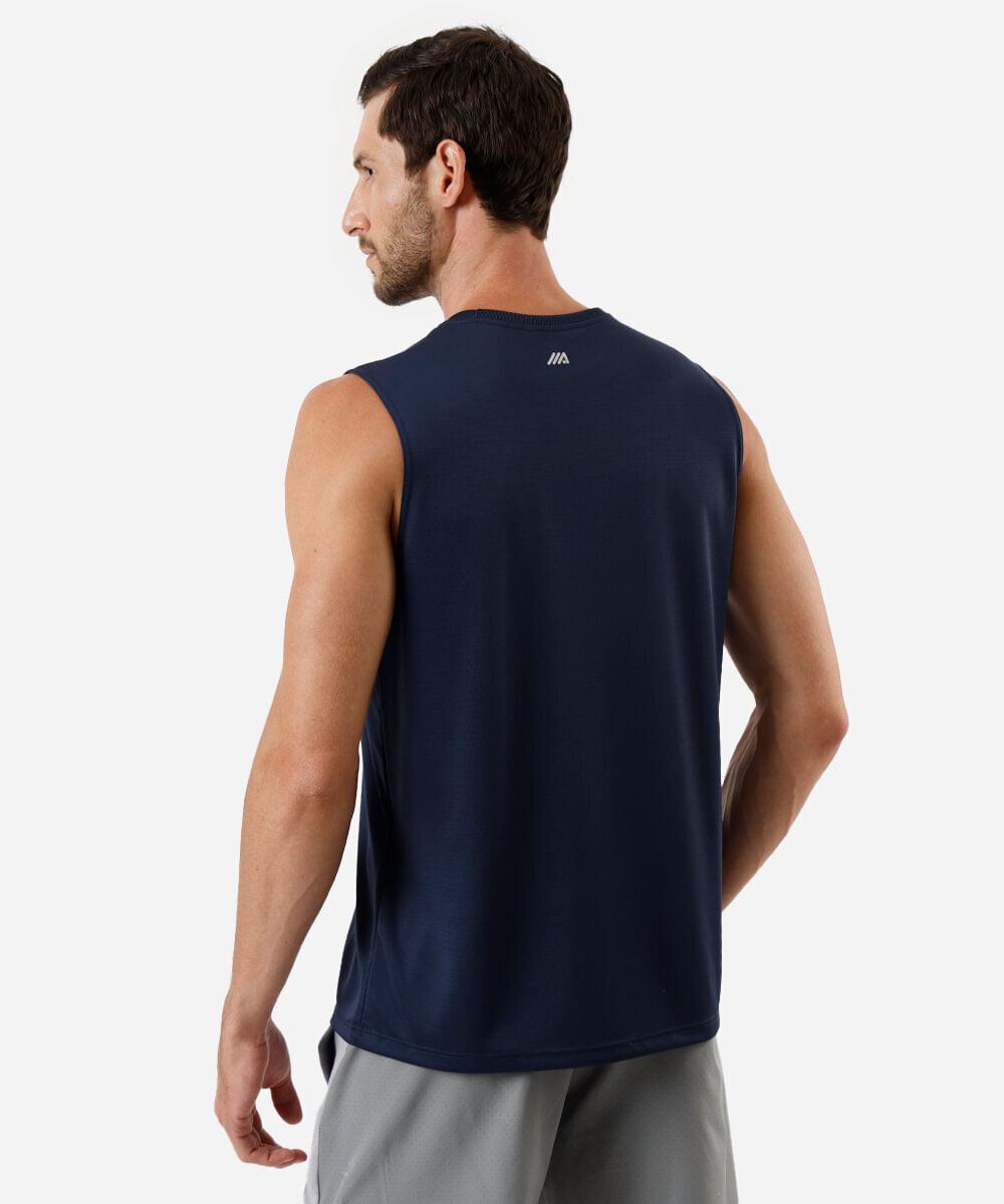 regata esportiva machão masculina azul