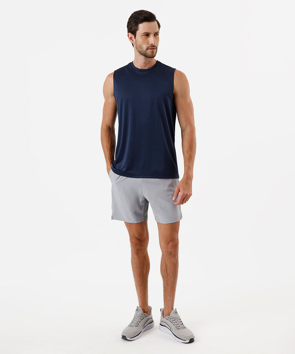regata esportiva machão masculina azul