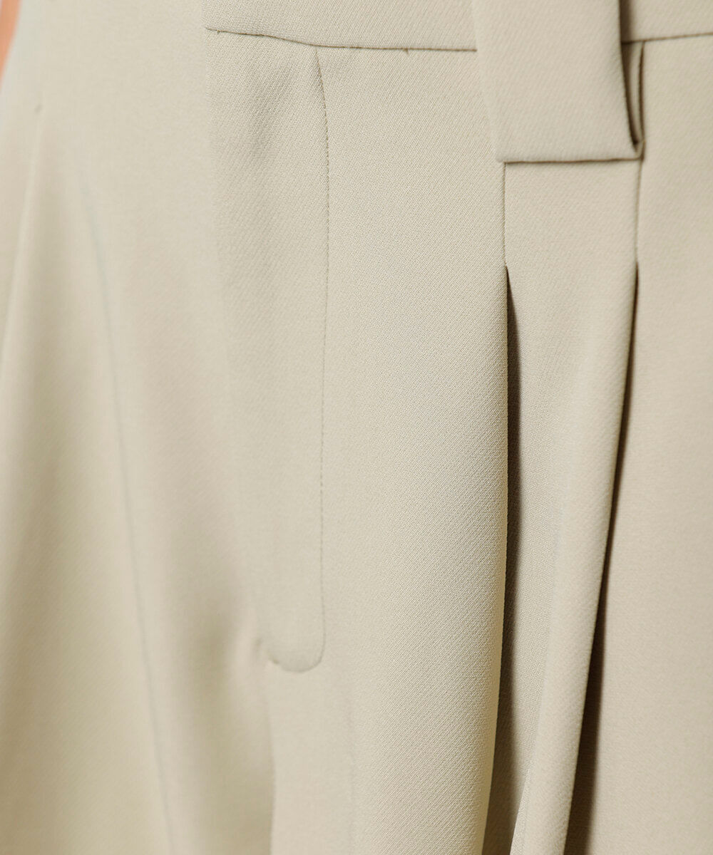 calça de alfaiataria feminina com pregas mindset verde