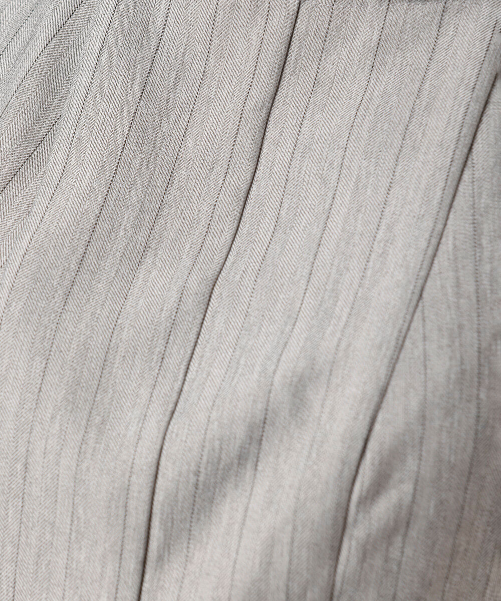 blusa peplum feminina risca de giz mindset cinza