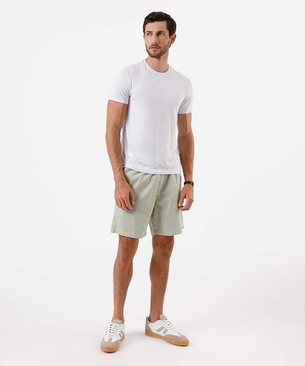 camiseta slim masculina airtech  branca