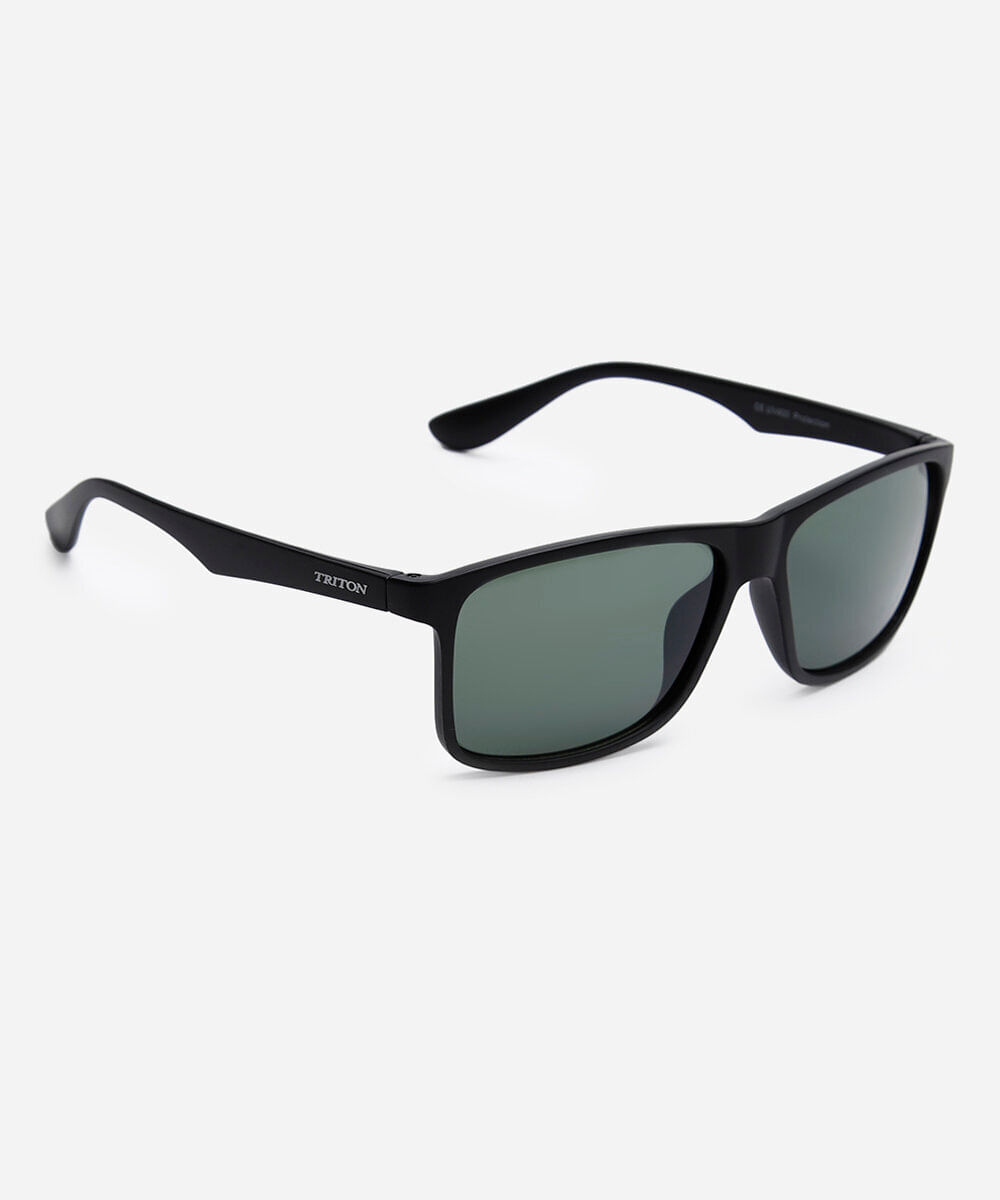 óculos de sol quadrado triton preto