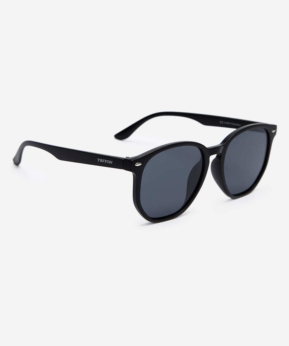 óculos de sol oval triton preto