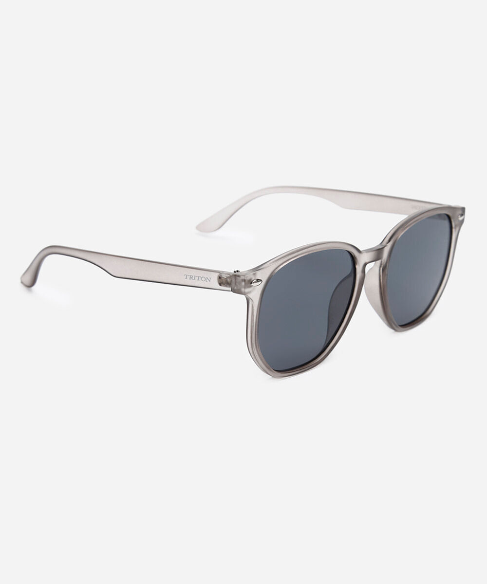 óculos de sol oval triton cinza