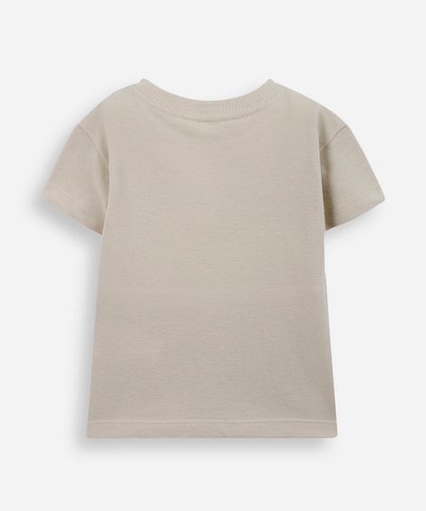 camiseta infantil de algodão mangas curtas listrada vermelha