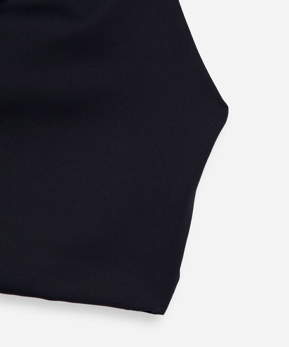 top nadador juvenil de poliamida preto