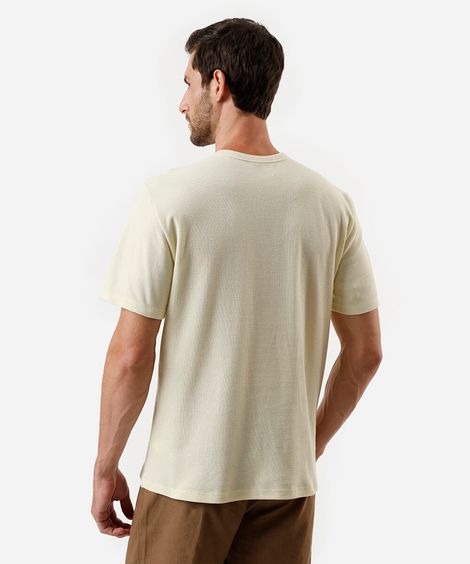 camiseta comfort masculina manga curta verde