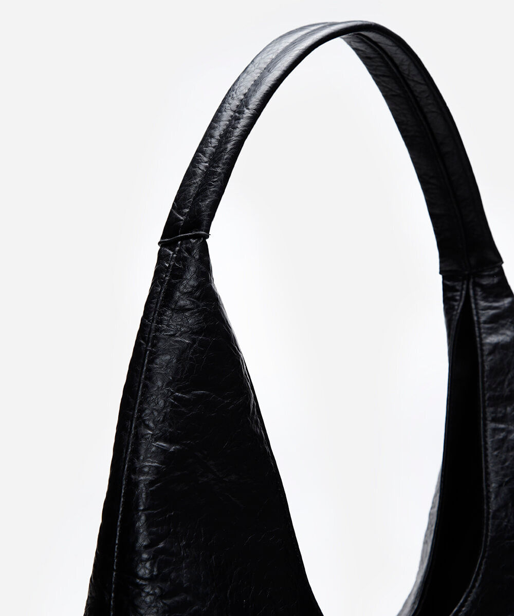 bolsa maxi hobo texturizada mindset  preta