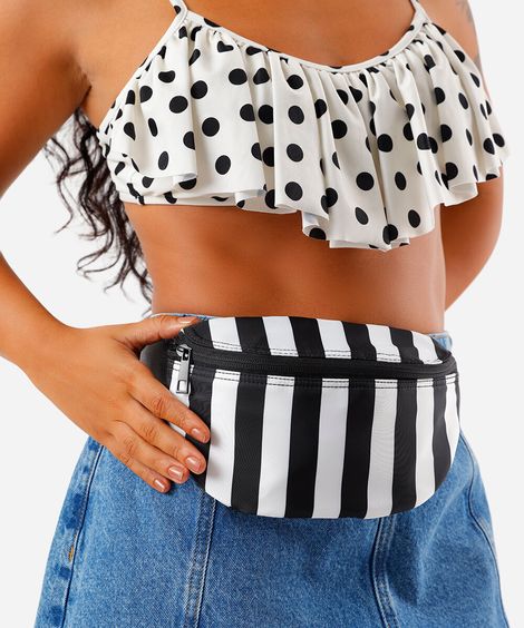 pochete animal print colorida