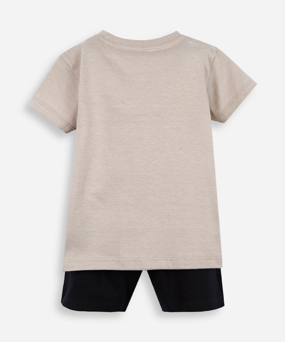 conjunto infantil curto tigre