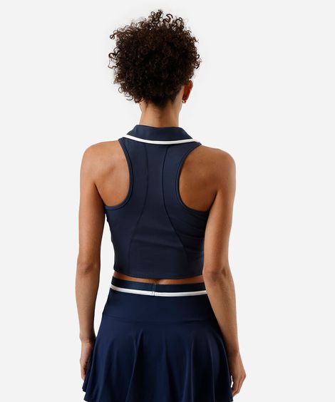 regata polo feminina cea sports azul