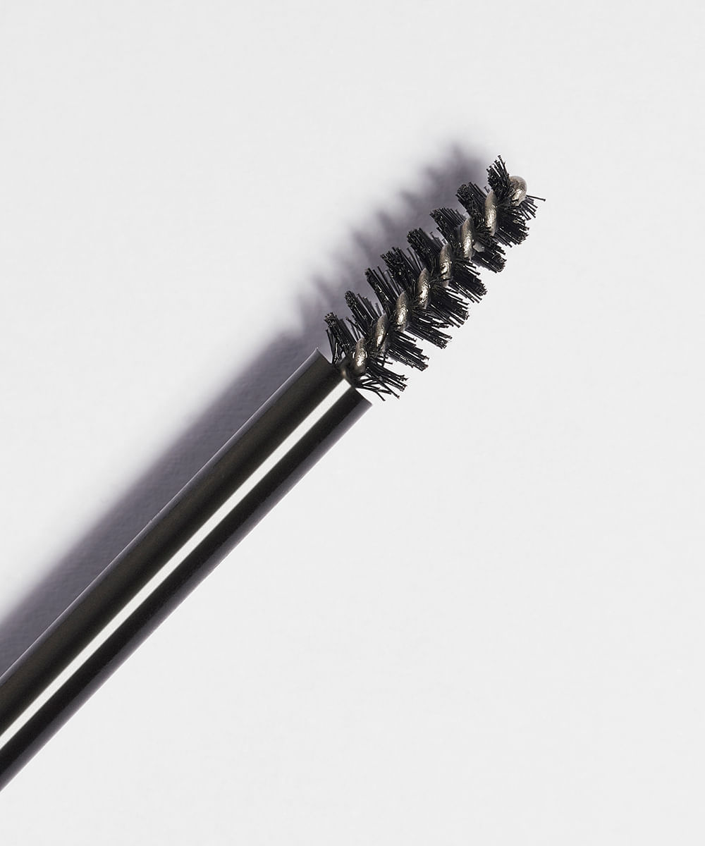 máscara boca rosa para alinhamento de sobrancelhas em gel incolor translúcido