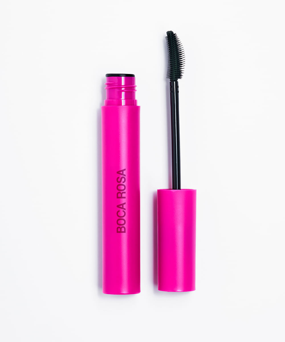 máscara para cílios boca rosa preta