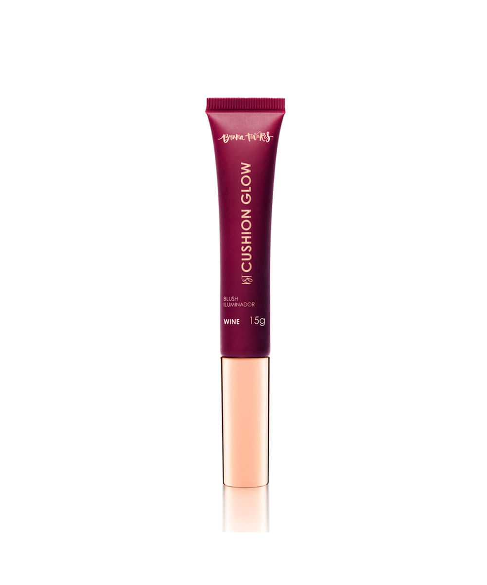 blush iluminador bruna tavares cushion glow wine