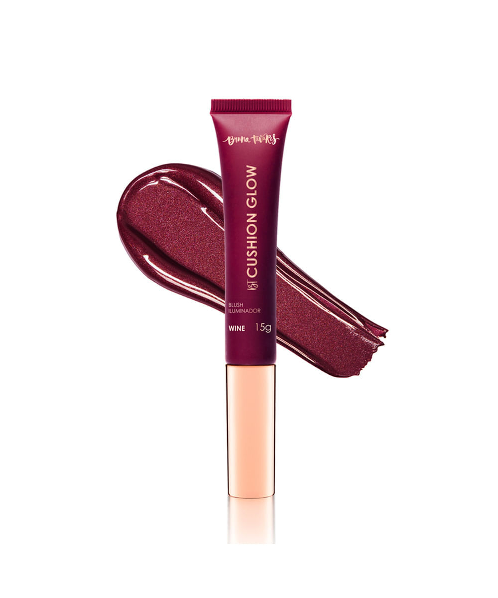 blush iluminador bruna tavares cushion glow wine