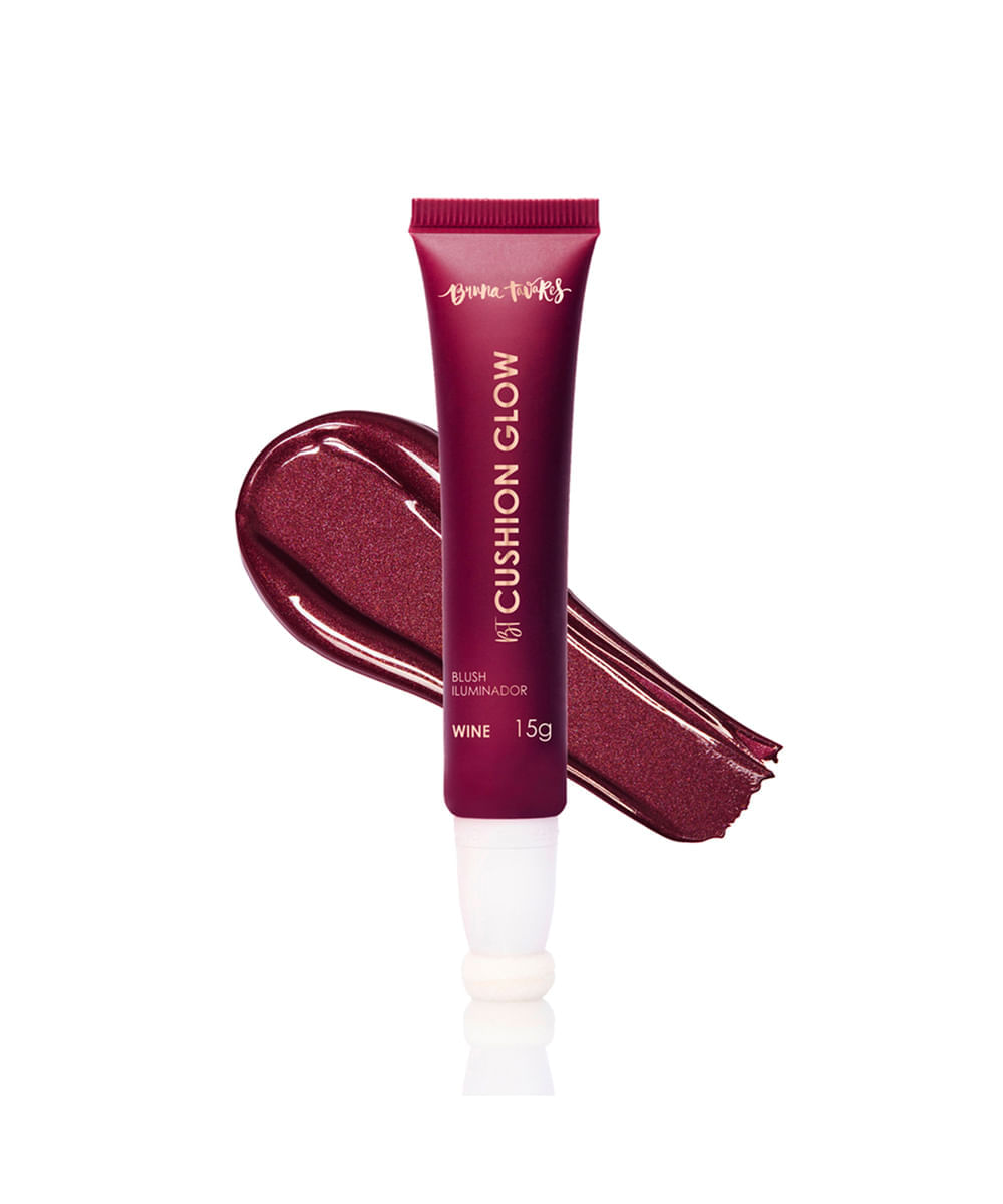 blush iluminador bruna tavares cushion glow wine