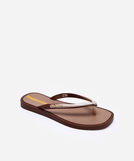 chinelo ipanema luzze marrom