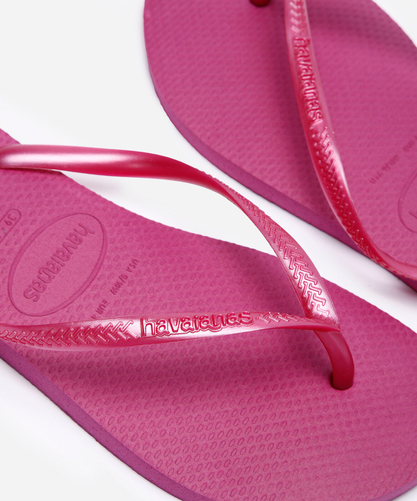 chinelo slim havaianas rosa