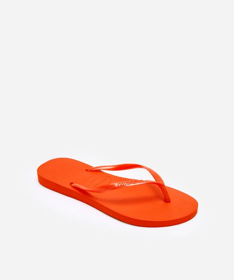 chinelo slim havaianas laranja