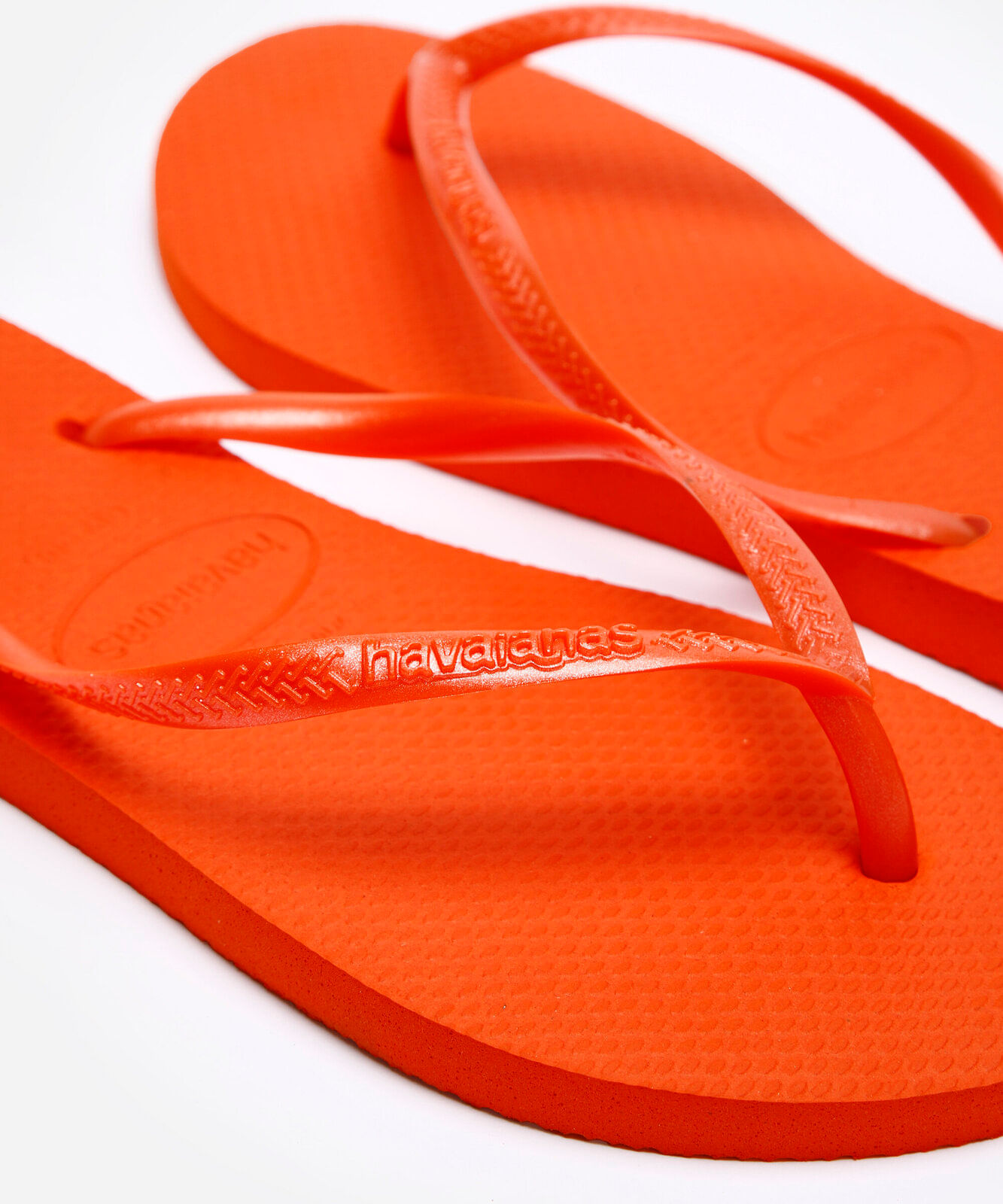 chinelo slim havaianas laranja