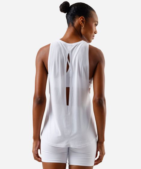 regata cavada com abertura cea sports branco