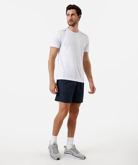 short masculino esportivo cós duplo azul