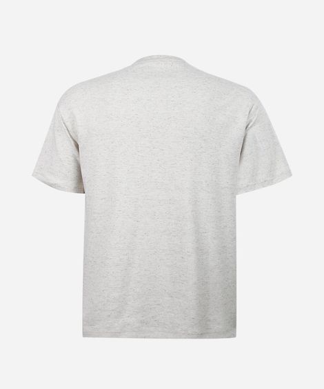 camiseta juvenil com algodão estampada off white