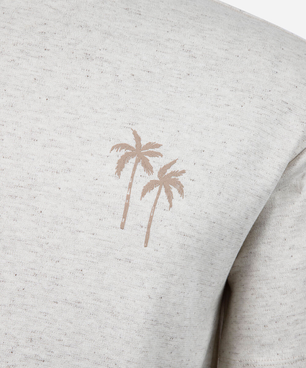 camiseta juvenil com algodão estampada off white