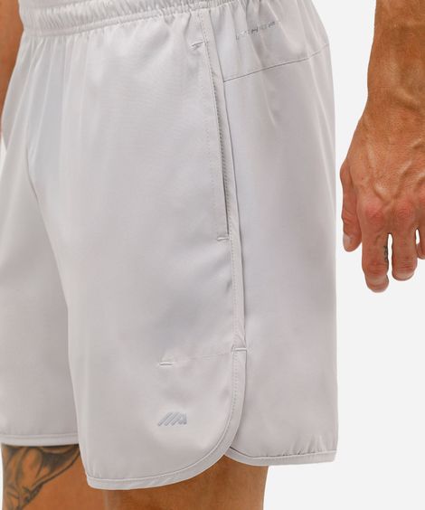 short masculino esportivo cinza